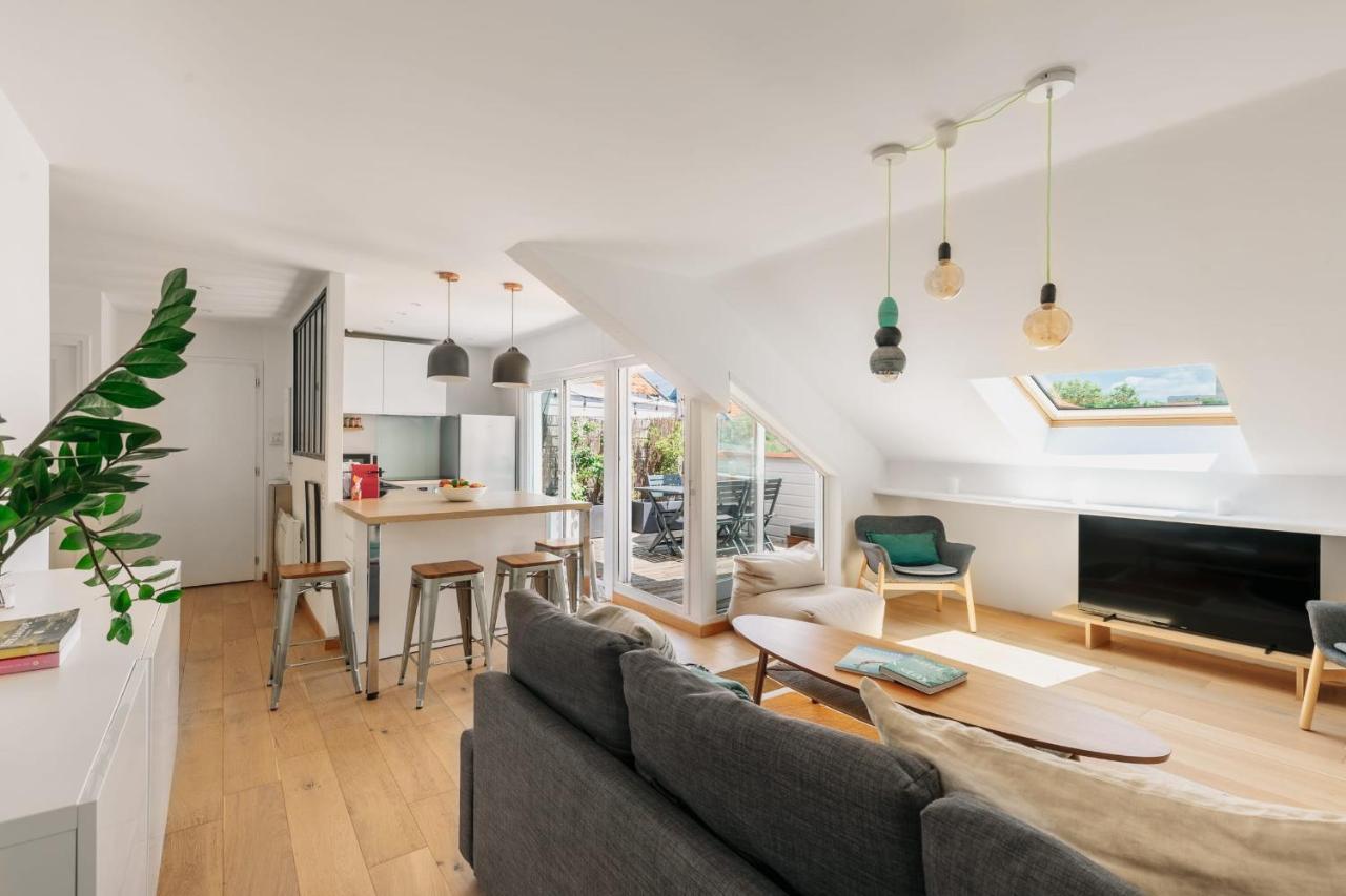 Little Bibi Terrace - Cote Des Basques And Private Garage Apartment Biarritz Bagian luar foto