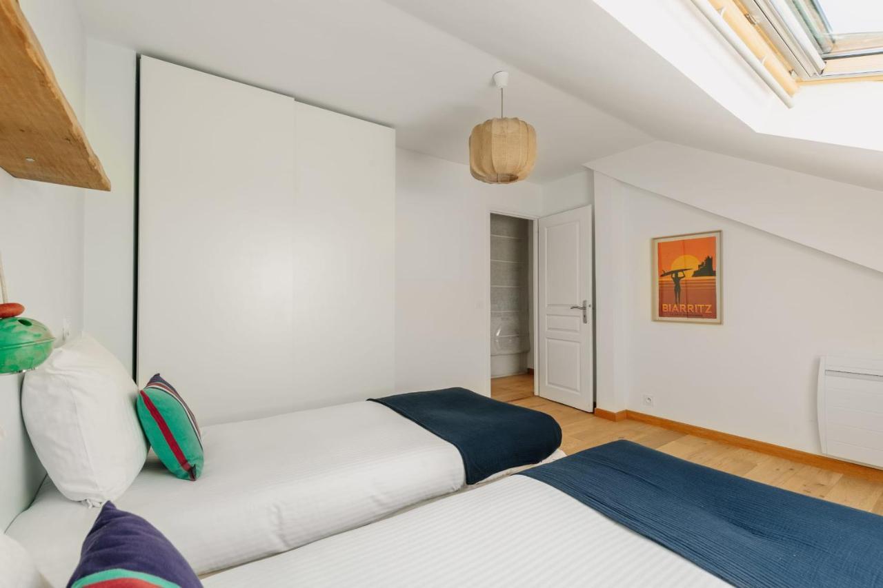 Little Bibi Terrace - Cote Des Basques And Private Garage Apartment Biarritz Bagian luar foto
